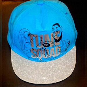 Space Jam  blue glitter hat